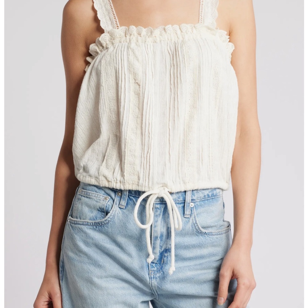 Free People Because of You Drawstring Waist Camisole